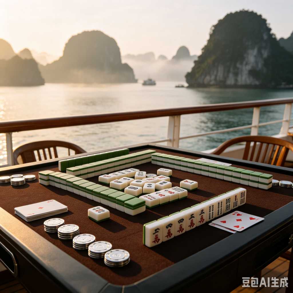 fine polished mahjong set