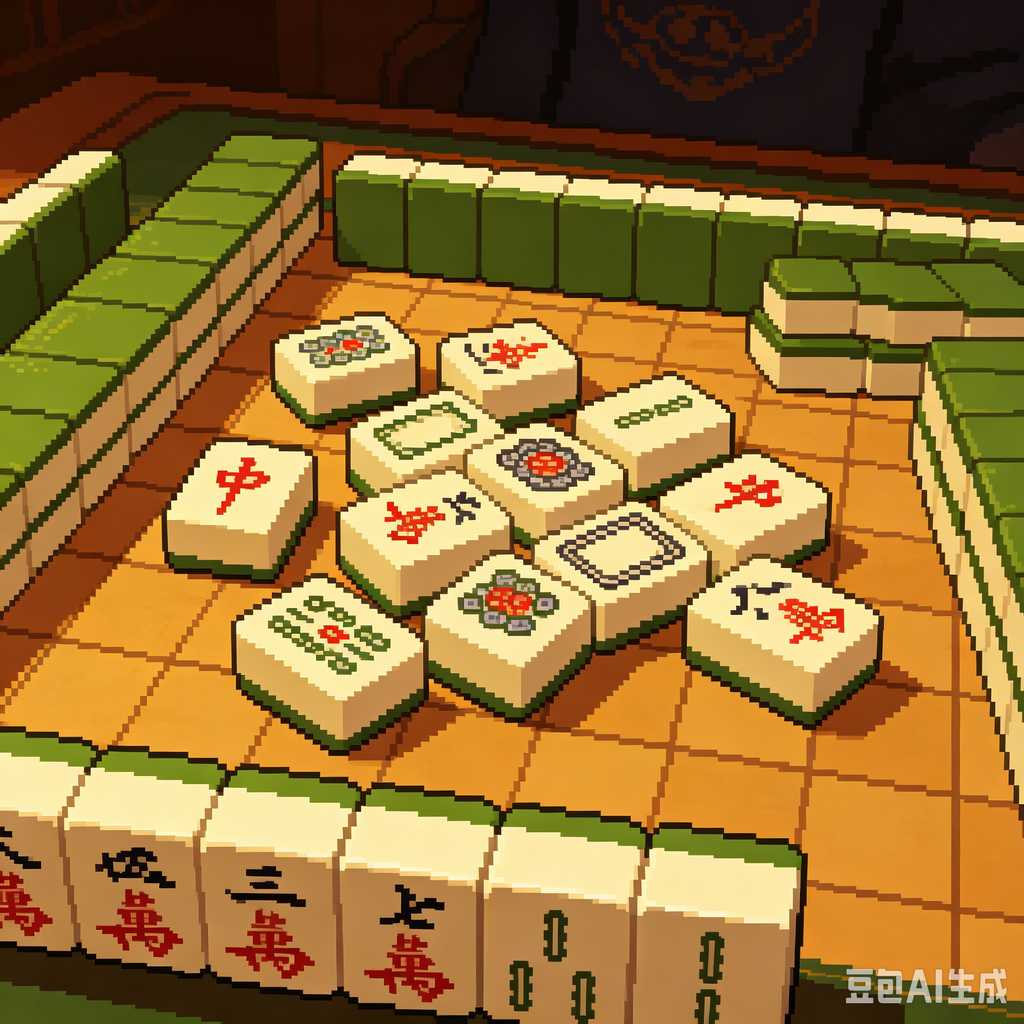 travel mahjong table mat set
